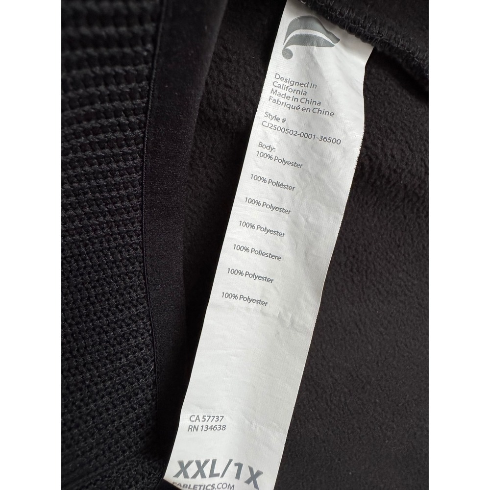 Fabletics Pace Quarter Zip Pullover Athletic Ribb… - image 4